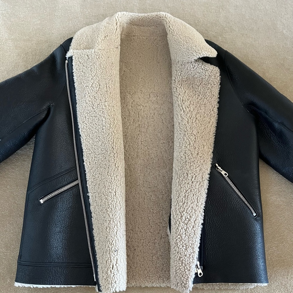 Sandro Shearling Jacket - image 4